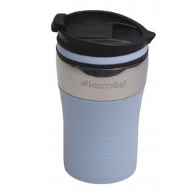 Термокружка Kamille 260мл голубой KM-2154, Цвет: Blue