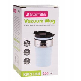 Термокружка Kamille 260мл голубой KM-2154, Цвет: Blue, изображение 4