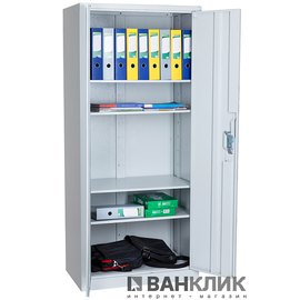 Офисный шкаф Ferocon ШБО 12-02-06х18х04-Ц-7035