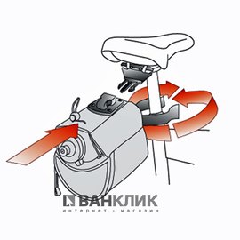 Сумка Marsupio Bike 2 Nero Grigio 921354