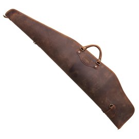 Чехол ружейный Artipel из кожи для оружия с оптикой, с ремнём 120 см (FO06/2GB)