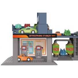 Игровой набор ZIPP Toys Dino автотрек-городская развязка электрический (6603A), изображение 2