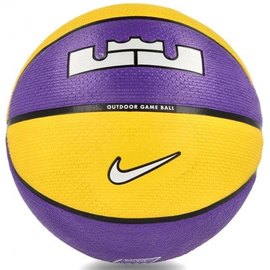 Мяч баскетбольный Nike PlayGround 2.0 8P L James Deflated Court Purple/Amarillo/Black/White size 7 (N.100.4372.575.07), изображение 2