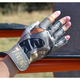 Перчатки для фитнеса MadMax MFG-921 Voodoo Light grey/orange S (MFG-921-ORG_S), Размер: S, Цвет: Серый/Оранжевый, изображение 5