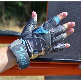 Перчатки для фитнеса MadMax MFG-921 Voodoo Mid grey/light blue S (MFG-921-BLU_S), Размер: S, Цвет: Серый/Голубой, изображение 4