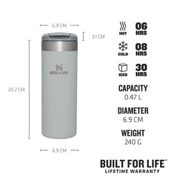 Термочашка Stanley AeroLight Transit Fog Metallic 0.47 л (1210001904019), Цвет: Fog Metallic, изображение 2