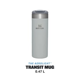 Термочашка Stanley AeroLight Transit Fog Metallic 0.47 л (1210001904019), Цвет: Fog Metallic, изображение 3