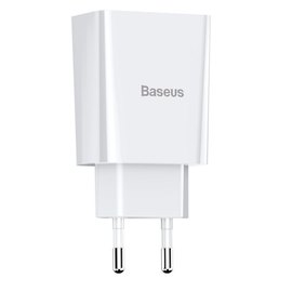 Зарядное устройство Baseus Speed Mini Dual U Charger 2USB, 2A, 10.5W White (000005120), Цвет: White, изображение 3