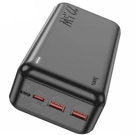 Повербанк HOCO Astute J101B 30000 mAh Black (6931474782519), Ёмкость: 30 000 mAh, Цвет : Чёрный, изображение 2