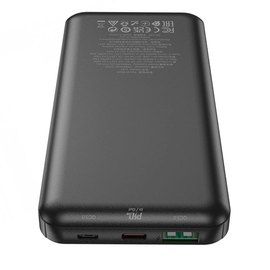 Повербанк HOCO Cool figure J102 10000 mAh 20W QC3.0 Black (6931474783608), Ёмкость: 10 000 mAh, Цвет : Чёрный, изображение 3
