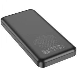 Повербанк HOCO Cool figure J102 10000 mAh 20W QC3.0 Black (6931474783608), Ёмкость: 10 000 mAh, Цвет : Чёрный, изображение 4