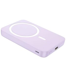 Повербанк HOCO Easy magnetic fast charging J109 5000 mAh Purple (6931474791375), Цвет : Розовый, изображение 2