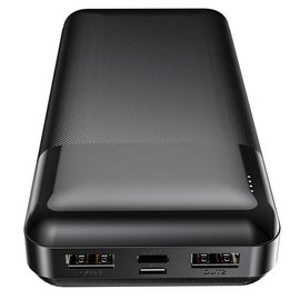 Повербанк HOCO Easy travel J72A 20000 mAh Black (6931474738394), Цвет : Чёрный, изображение 2