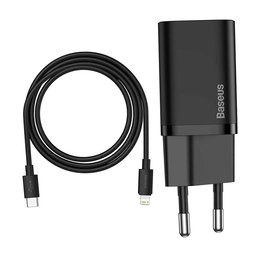Зарядное устройство Baseus Super si Quick Charger Type-C, QC/PD, 3A, 20W Black (000006915), изображение 2