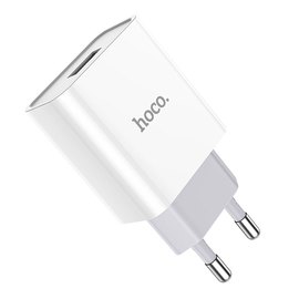 Зарядний пристрій Hoco Asombroso C81A 1USB, 2.1A White (000006088)