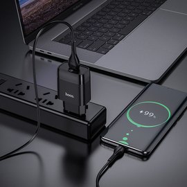 Зарядное устройство Hoco Micro USB cable Glorious charger set C72Q 1USB, QC3.0/FCP/AFC, 3A, 18W Black (000006437), Цвет: Black, изображение 6