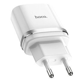 Зарядное устройство Hoco Micro USB Cable Smart FCP/AFC C12Q 1USB, 3A, 18W, QC3.0 White (000004774)