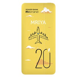 Повербанк Mibrand Mriya 20000 mAh 20W Yellow (MI20K/Mriya)