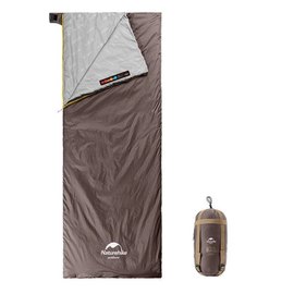 Спальный&nbsp;мешок Naturehike Summer LW180 NH21MSD09 левый (15&deg;C), XL, коричневый (6927595777985-L), изображение 2