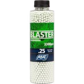 Страйкбольные шарики ASG Blaster White 6 мм 0,25 г 3300 шт/уп (19404)
