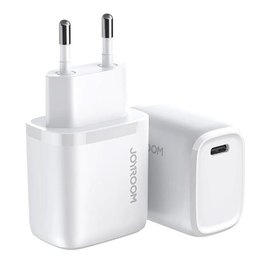 Зарядное устройство JOYROOM Intelligent fast charger NRT-DY139E 1Type-C, QC/PD, 3A/20W White (000007107), изображение 2