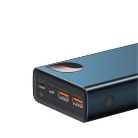 Повербанк Baseus Adaman Metal Digital Display 20000 mAh 65W Blue (6953156204331), Цвет : Синий, изображение 4