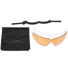 Защитные баллистические очки Wiley X Rogue Comm. 3 линзы Grey/Clear/Rust (2862), Цвет оправы: Песочный, изображение 6