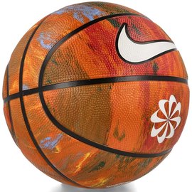 Мяч баскетбольный Nike EveryDay PlayGround 8P Next Nature Deflated Multi/Amber/Black/White size 6 (N.100.7037.987.06), Размер: 6, Цвет: Янтарный, изображение 2