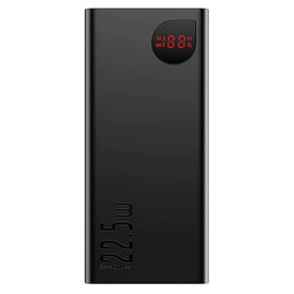 Повербанк Baseus Adaman Digital Display Fast Charge 40000 mAh 22.5W Black (6932172628048)