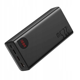 Повербанк Baseus Adaman Digital Display Fast Charge 40000 mAh 22.5W Black (6932172628048), изображение 2
