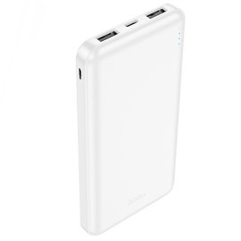Повербанк HOCO High-ranking J100 10000 mAh White (6931474783578), Цвет : Белый