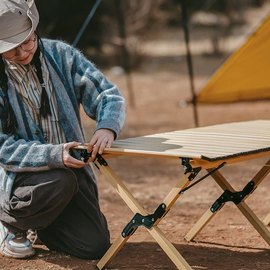 Стол раскладной Naturehike CNK2300JU010 размер S, алюминий, бежевый (6976023926938), изображение 5