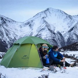 Палатка Naturehike Cloud Peak 2 NH17K240-Y 20D, двухместная со сферическим куполом, темно-зеленая (6927595712627), изображение 3