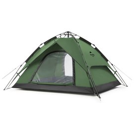 Палатка Naturehike NH21ZP008, четырехместная автоматическая, темно-зеленая (6976023920660)