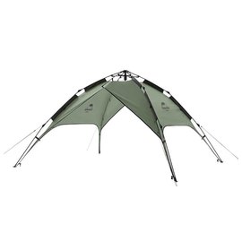 Палатка Naturehike NH21ZP008, трехместная автоматическая, темно-зеленая (6976023922336), изображение 2