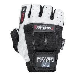 Перчатки для фитнеса Power System PS-2300 Black/White 2XL (PS-2300_2XL_Black-White), Размер: XXL, Цвет: Чёрный/Белый, изображение 2