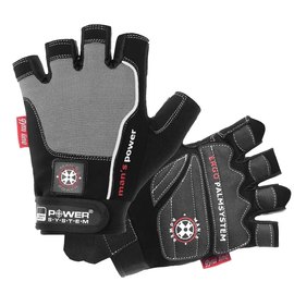 Перчатки для фитнеса Power System PS-2580 Black/Grey 2XL (PS-2580_2XL_Black-grey), Размер: XXL, Цвет: Чёрный/Серый, изображение 4