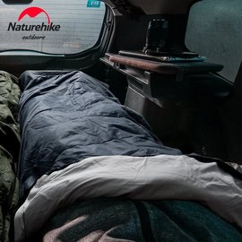 Спальный&nbsp;мешок Naturehike с капюшоном Y150L NH21MSD08, правый, серо-голубой (6975641888741), Сторона застежки: Правая, изображение 2