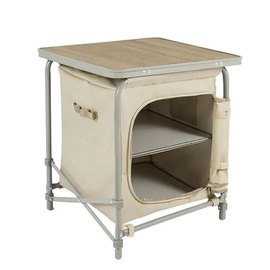 Стол раскладной с полками Naturehike CNH22JU031, бежевый (6975641888895)