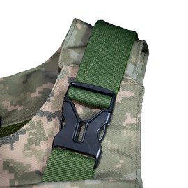 Плитоноска Kirasa тактична із встановленням додаткового захисту піксель (KI1022), Колір : Піксель, зображення 2