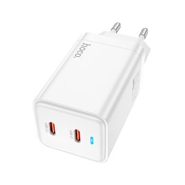 Зарядное устройство Hoco Type-c to Lightning Cable Astral N23 2Type-C, 45W/3A, PD/QC White (000008746), изображение 2