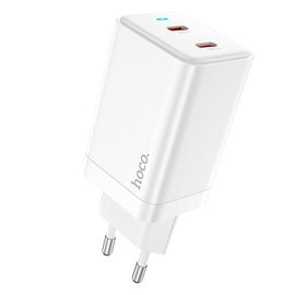 Зарядное устройство Hoco Type-c to Lightning Cable Astral N23 2Type-C, 45W/3A, PD/QC White (000008746), изображение 6