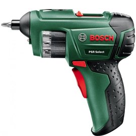 Аккумуляторный шуруповерт Bosch PSR Select + набор бит 12 шт (0603977021)