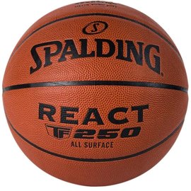 Мяч баскетбольный Spalding React TF-250 FIBA оранжевый size 6 (76968Z), Размер: 6, Цвет: Оранжевый