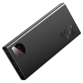 Повербанк Baseus Adaman Metal Digital Display Quick Charge 10000 mAh 22.5W Black (PPAD070001), изображение 3