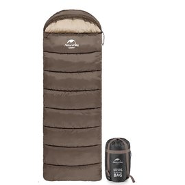 Спальный&nbsp;мешок Naturehike с капюшоном U250S NH20MSD07, (0&deg;C), левый, коричневый (6927595769294-L), Сторона застежки: Левая, Цвет : Коричневый, изображение 2