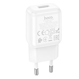Зарядний пристрій Hoco Lightning cable single port charger set C96A 1USB, 2.1A White (000008937), Колір: White, зображення 2