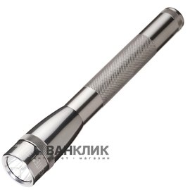 Фонарь Mini Maglite AAA (серый), карманный клип и 2 батареи (M3А092R)