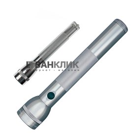 Фонарики 3D и Mini с 2 батарейками в блистере, серебристый (JX0110RR)