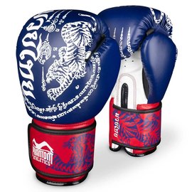 Боксерские перчатки Phantom Muay Thai Blue 10 унций (PHBG2496-10), Вес: 10 унций, Цвет: Синий